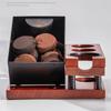 51-58MM Spring Coffee Tamper Station Stand Wooden Coffee Portafilter Holder Distributor Puck Screen Organizer Coffee Knock Box