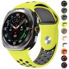 Two-Tone Sport Silicone Band For Samsung Galaxy Watch 7 Ultra 47mm Strap for Galaxy Watch 7 Ultra 47mm Bracelet Watchbands
