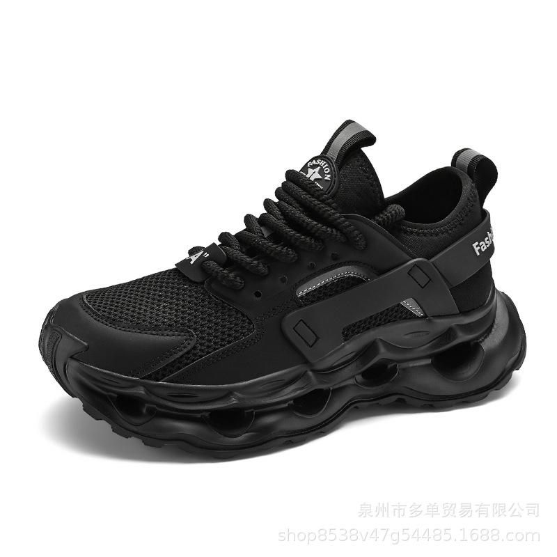 

Lightweight breathable mesh shoes outdoor lightweight cushioning low-top sports shoes men s fashion niche versatile dad trendy shoes 39 чёрный
