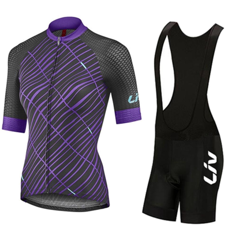 2026 Pro Team Women LIV Cycling Set Summer Women MTB Bike Cycling Clothing Bicycle Clothes Ropa Ciclismo Cycling Jersey Set