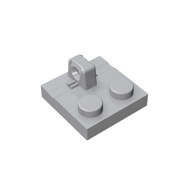 50g Compatible 92582 Small Particle Building Blocks 2x2 Hinge Plate MOC Technic Bricks Standard