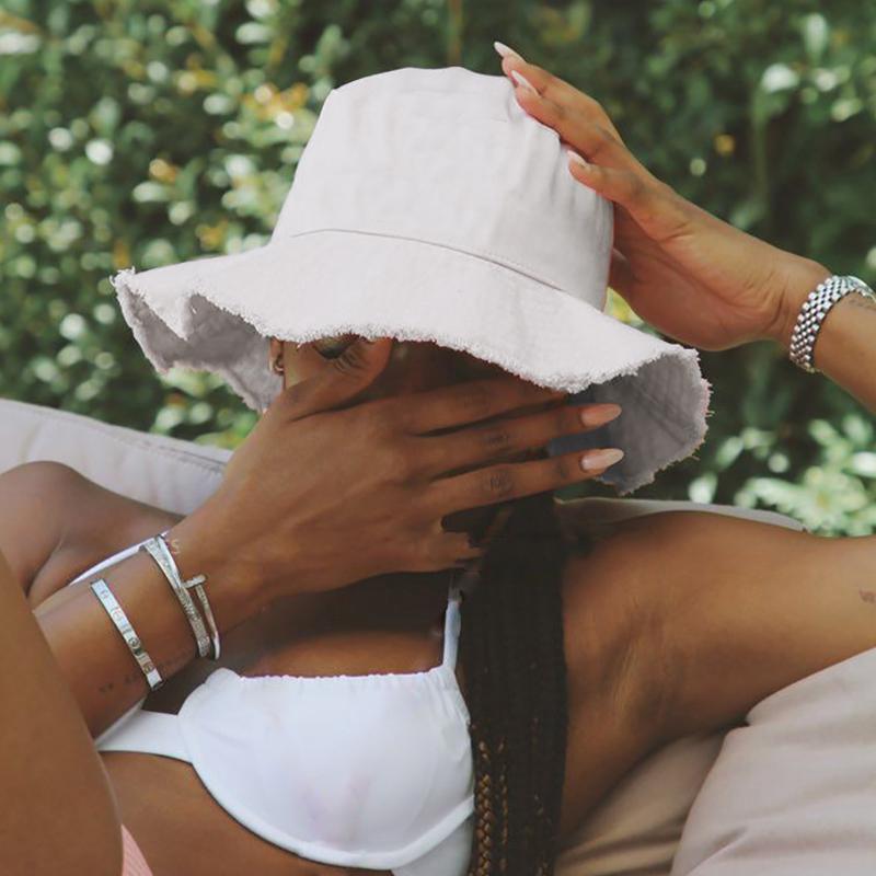 

2023 Складний капелюх Burrs Bucket Hat для жінок, чоловіків, пляжний сонцезахисний козирок, захист від ультрафіолету UPF 50+, сонцезахисний капелюх, літній панамський кепка з широкими полями 55-58cm білий