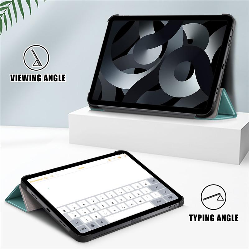 Tablet Case For IPad 10th Generation 2022 Case PU Leather Tri-Folding Stand Smart Folio Shell For IPad 10.9 10 9 Inch A2757 Case Cover Kids
