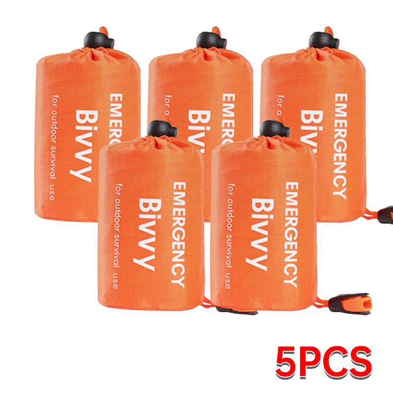 Outdoor Emergency Sleeping Bag Portable Emergency Blanket Thermal Insulation Bag Waterproof and Lightweight Survival Equipment