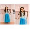 Mini Recipe Snow Goddess Dress – Blue Princess Dress for Girls' Birthday and Halloween Parties
