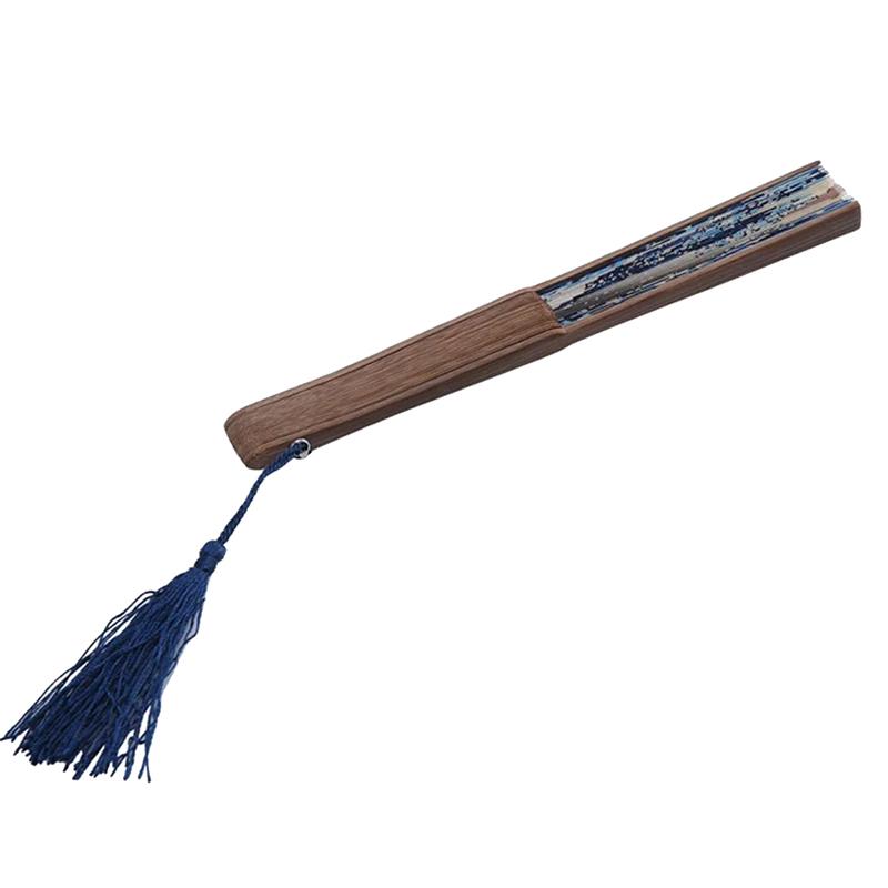 Vinatge Wave Fan Portable Folding Fan Pocket Fan For Wedding Party Decoration Dancing Performances Gifts