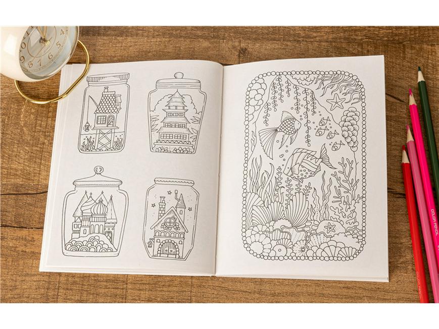 Small Victories English Coloring Book: Adult Stress Relief and Coloring