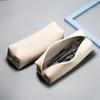 PU-Leder Große Kapazität Federtasche Koreanischer Schreibwarenhalter Etui Aufbewahrungsbox Reißverschluss Federmäppchen Schüler Schulbedarf