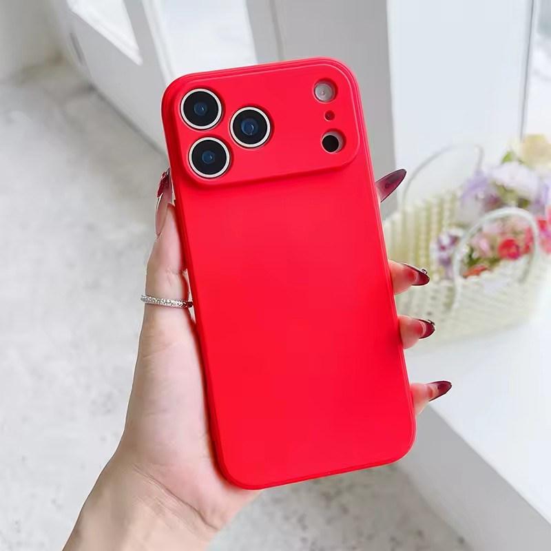 Čtvercový Čtvercový Tekutý Silikonový Kryt na Telefon pro iPhone 17 Air 16 15 14 11 Pro Max Plus 12 13 mini XR Xs 7/8 SE 16E trataLuxusní Ochranný Kryt Kamery