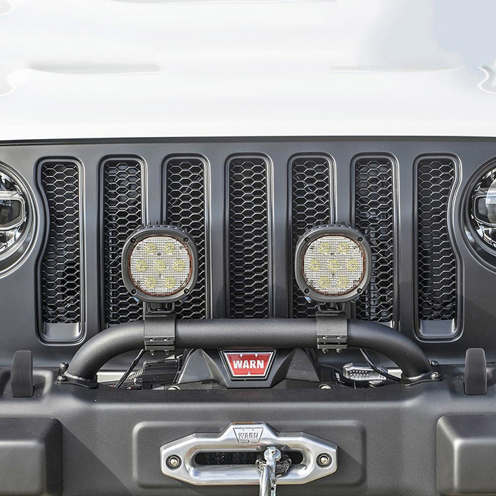 Car Front Bumper Tow Trailer Towing Bars Hook Protection Cover for Jeep Wrangler JK JL Gladiator JT 2007-2026 Exterior Accessory