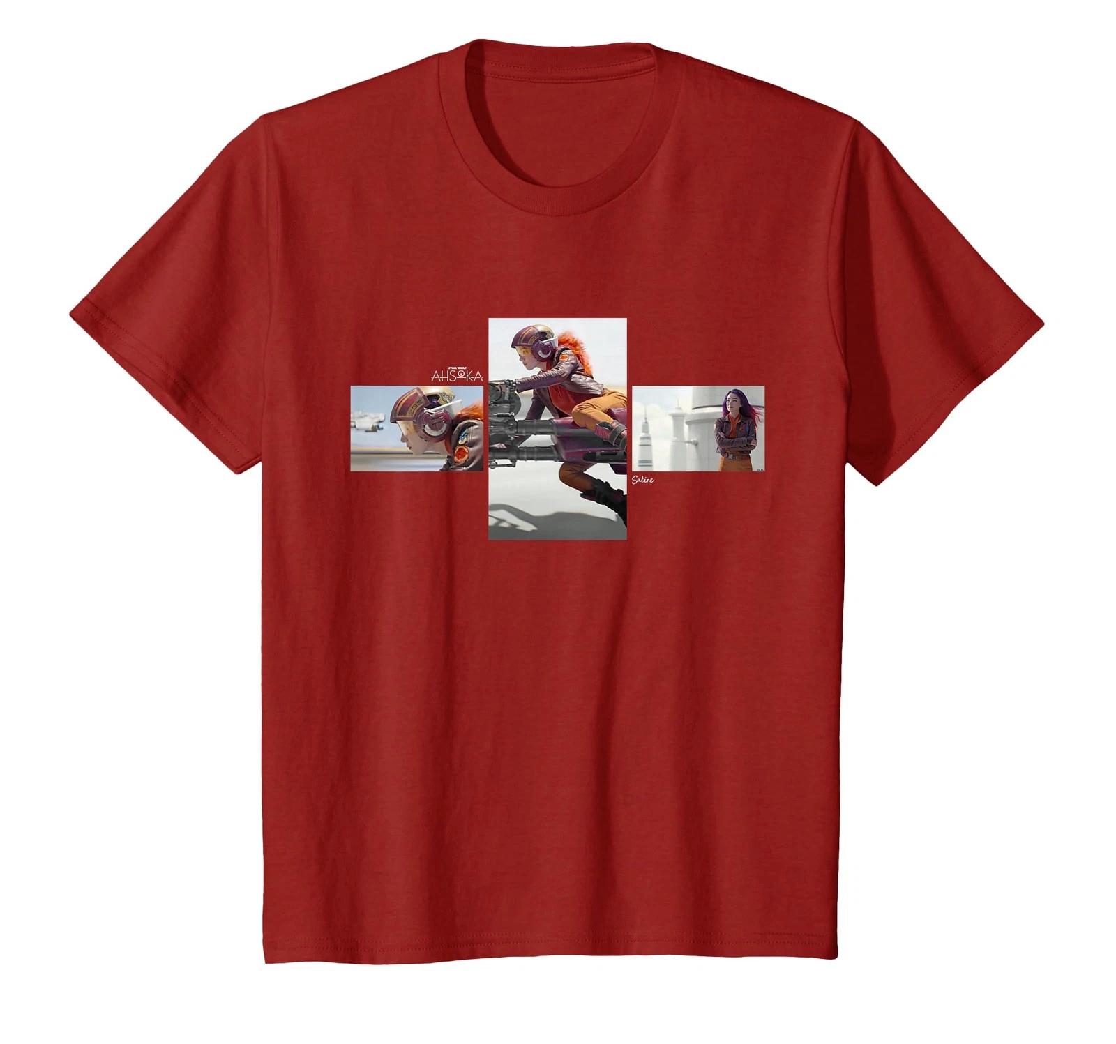Star Wars: Ahsoka Part 1 Sabine Wren Speeder Bike Chase T-Shirt_ 4XL