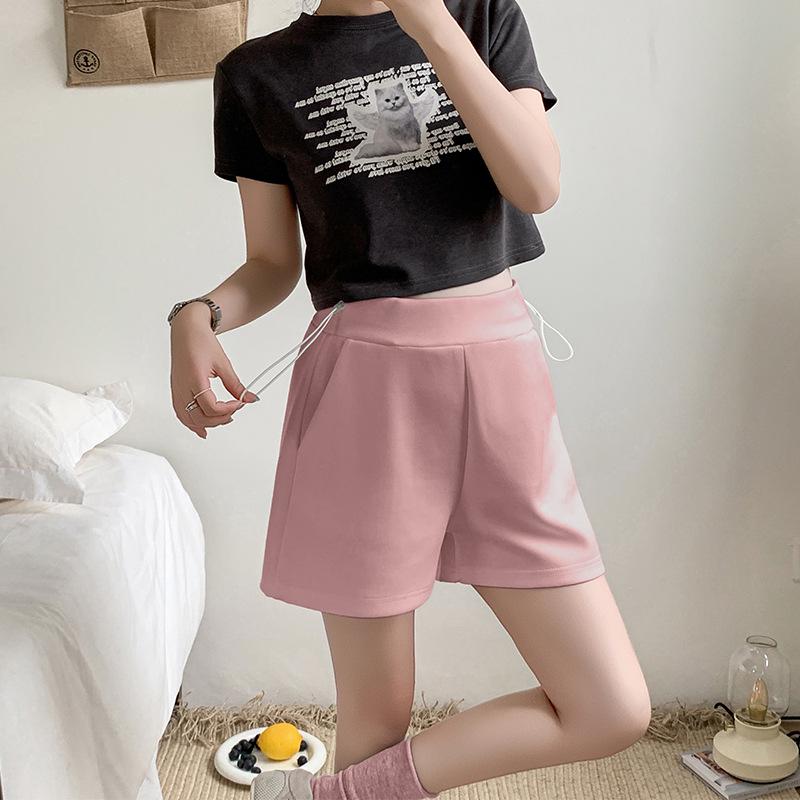 

Low-Waist Casual Maternity Summer Shorts, Airy Cotton, Wide-Leg, Elastic Fit X-Large