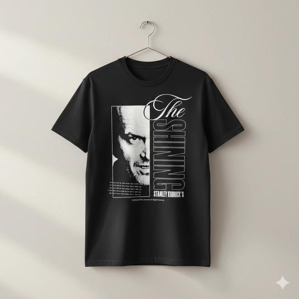 Unisex Adult Casual Movie The Shining Movie Graphic T-Shirt Stanley... XXXL