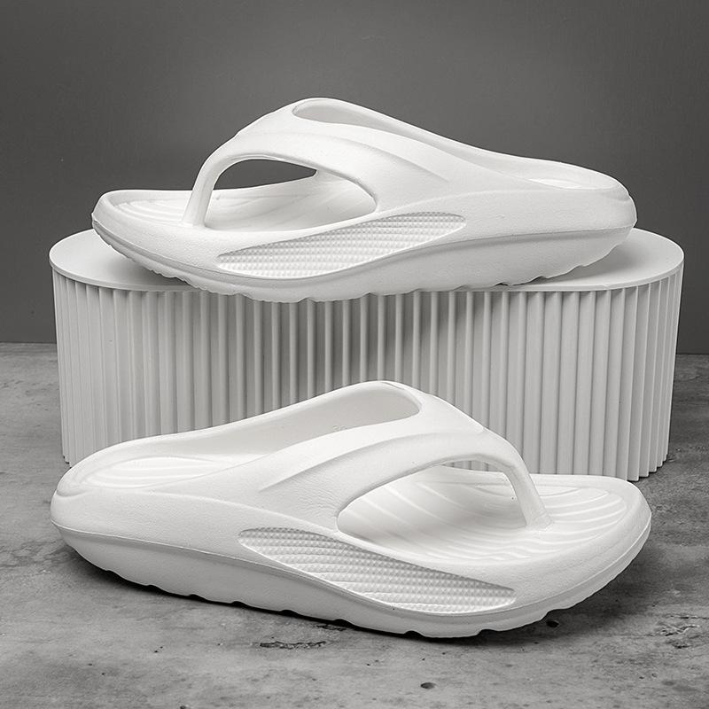 2025 foreign trade EVA cool slippers men's fashion casual platform sandals couple flip-flops non-slip beach shoes tide