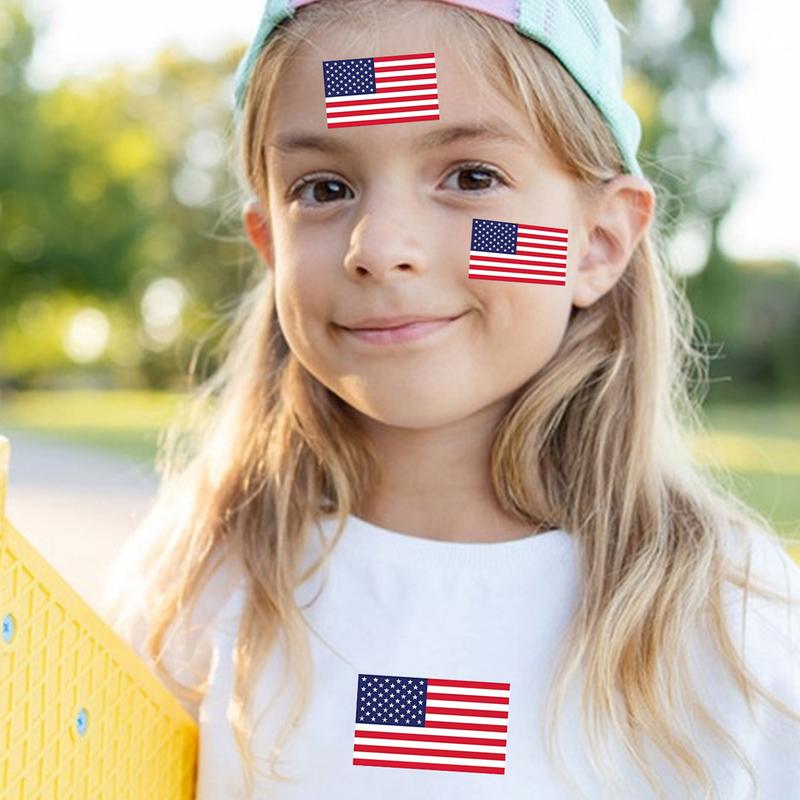 Patriotic Decals 1.2x2inch Memorial Day Stickers 250 Per Roll Adhesive Badge Clings For Window Automotive B umper Bookshelves