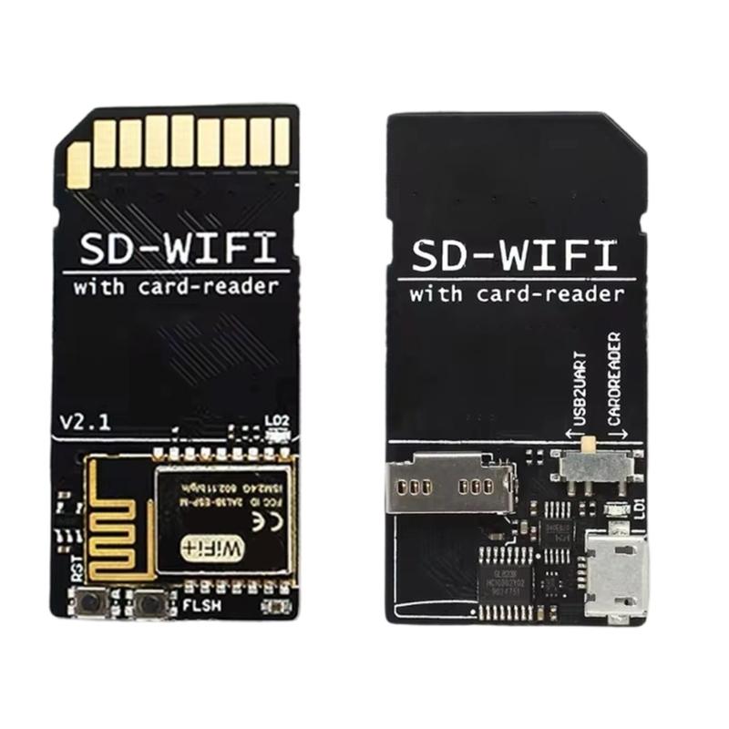 Lettore di Schede Modulo WiFi con Interfacce Seriali USB e Interruttori a Levetta per Connettività Flessibile