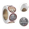 500Pcs Christmas Stickers Roll Envelope Seals Round Decorative Labels Gift Sealing for