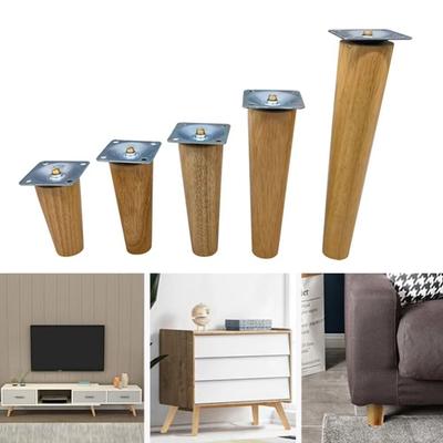 4Pcs 30-60cm Solid Wood Furniture Legs DIY Cabinet Legs Chair Desk Legs  Furniture Accessories