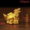 1 PC Brass Zhao Gongming ornaments living room Household Sacrifice office shop Desktop decoration Housewarming gift feng shui