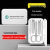 Custom Logo Stainless Steel Manicure Set: Nail Clippers & Tools Gift Set
