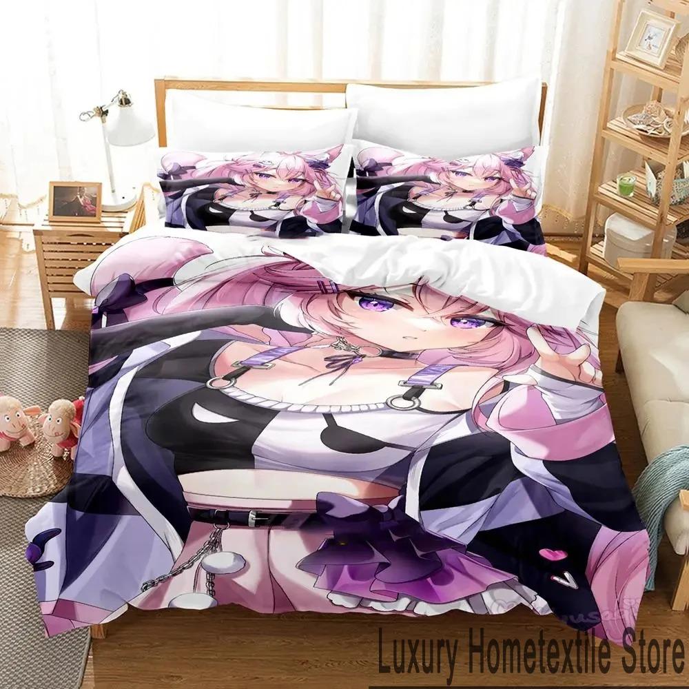 Anime Nun Bedding Set Boys Girls Twin Queen Size Duvet Cover Pillowcase Bed Kids Adult Fashion Home Textileextile