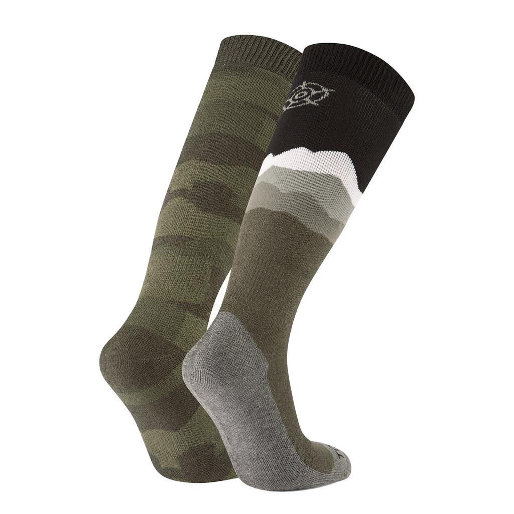 TOG24 Mens Aleko Logo Ski Socks (Pack of 2)