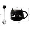 Ceramic Cat Spoons, Comfortable Weight With Creative Baby Cat Design, Suitable For Hot And Cold Drinks, Unique Gift Idea For Women And Cat Lovers 2025