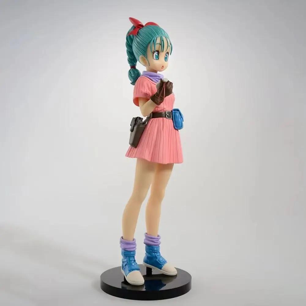 15cm Dragon Ball Figures Childhood Bulma Action Figurine Pvc Statue Model Doll Collectible Room Decoration Gifts Toy