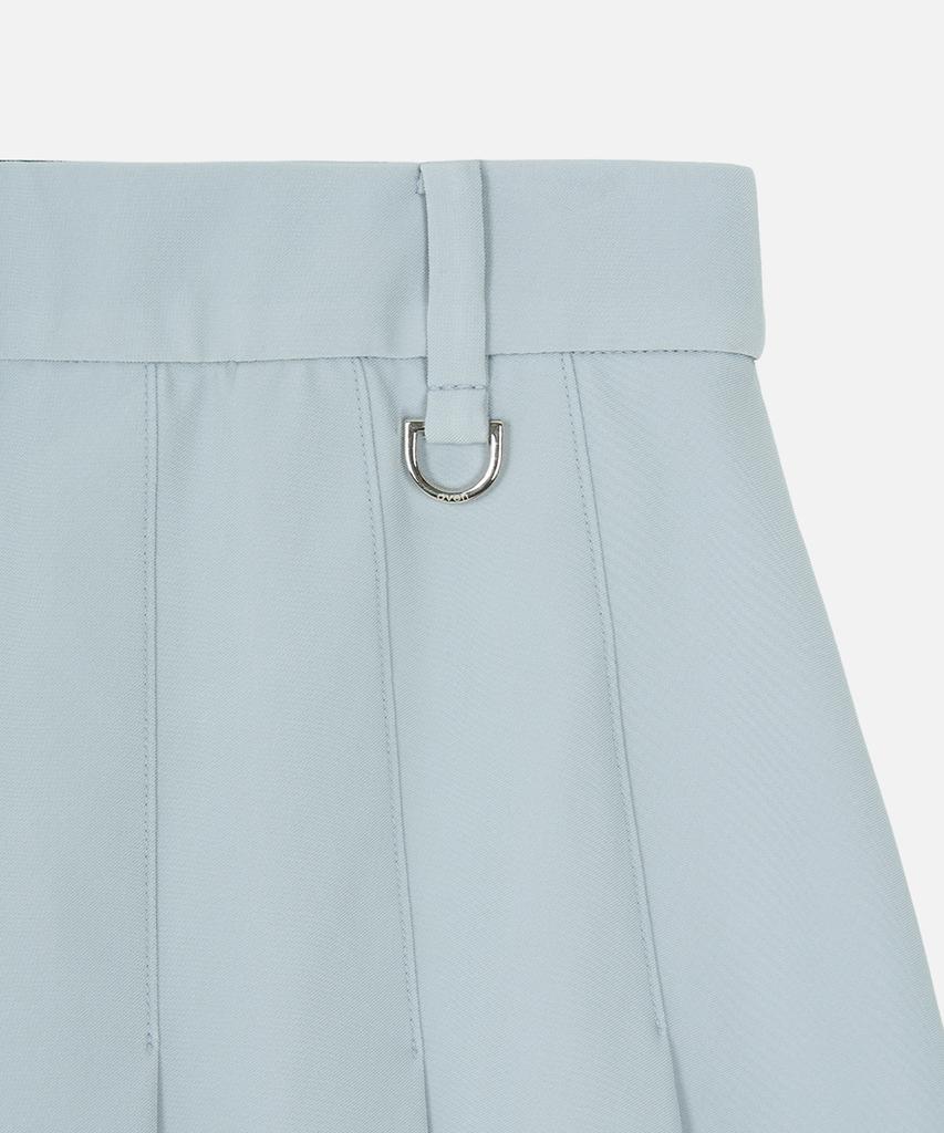 AVEN Dry Motion Tailored Pleated Skirt Sky Blue