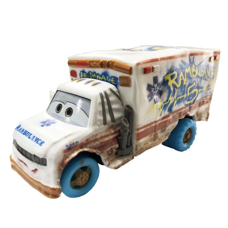 Pixar Cars 3 Flash McQueen Série Dr Damage Boue Arvy Cruze Bulldozer 1:55 Voitures Modèles Moulés sous Pression en Métal Jouets Cadeaux de Noël