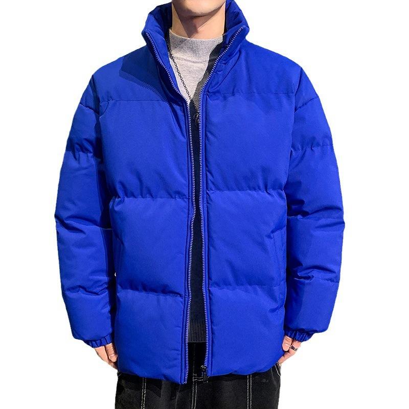 Padded Clothes Men's Winter New Thickened Warm Loose Versatile Cold-proof Stand-up Collar Padded Jacket Casual Padded Jacket Men's Clothes