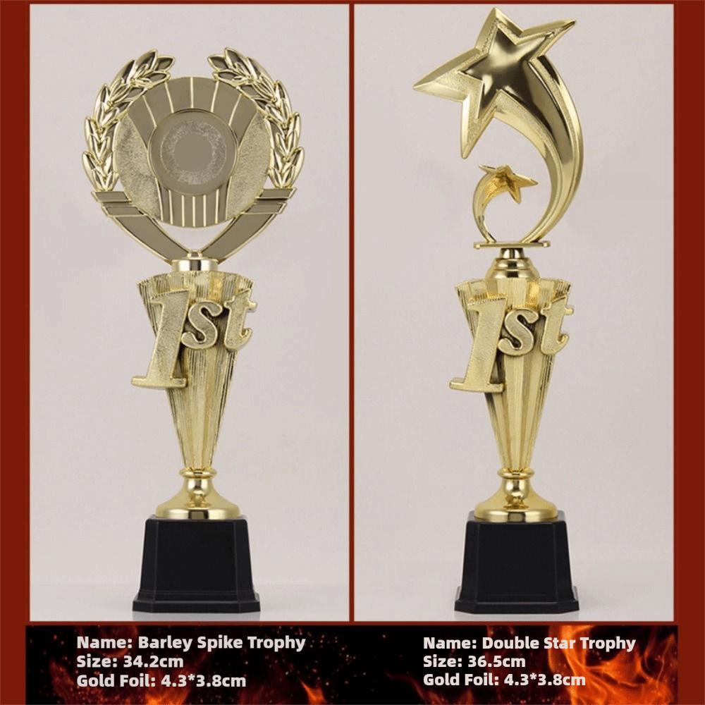 Large Star Trophy Award Plastic Prize Cup Creative Winner Cups  For Team Sport Competition