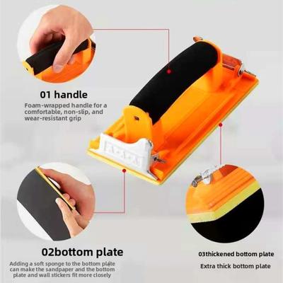 1pc Sandpaper Holder Metal Clip for Wood Metat Grinding Polishing Tool Hand Sander Woodworking Abrasive Tool Wall Sand Board
