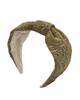 MISSYI Turban Thick Wood Antique Cute for Adults Women's Headband, Comfortable, Wide, Headband, Grain, Casual, Simple, Retro, Style, (Khaki)