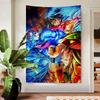 Anime D-DemonS S-SlayerS Printed Large Wall Tapestry Hanging Tarot Hippie Wall Rugs Dorm Home Decor