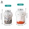 Cute Elephant Water Bottle Cartoon Milk Tea Drinking Cup Portable Bottle Kitchen Water Bottle Home Couple Christmas Bottle Gift