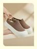 2025 Minimalist Women's Thick-Soled Fly-Knit Slippers - Versatile Fashionable Casual Mesh Espadrilles
