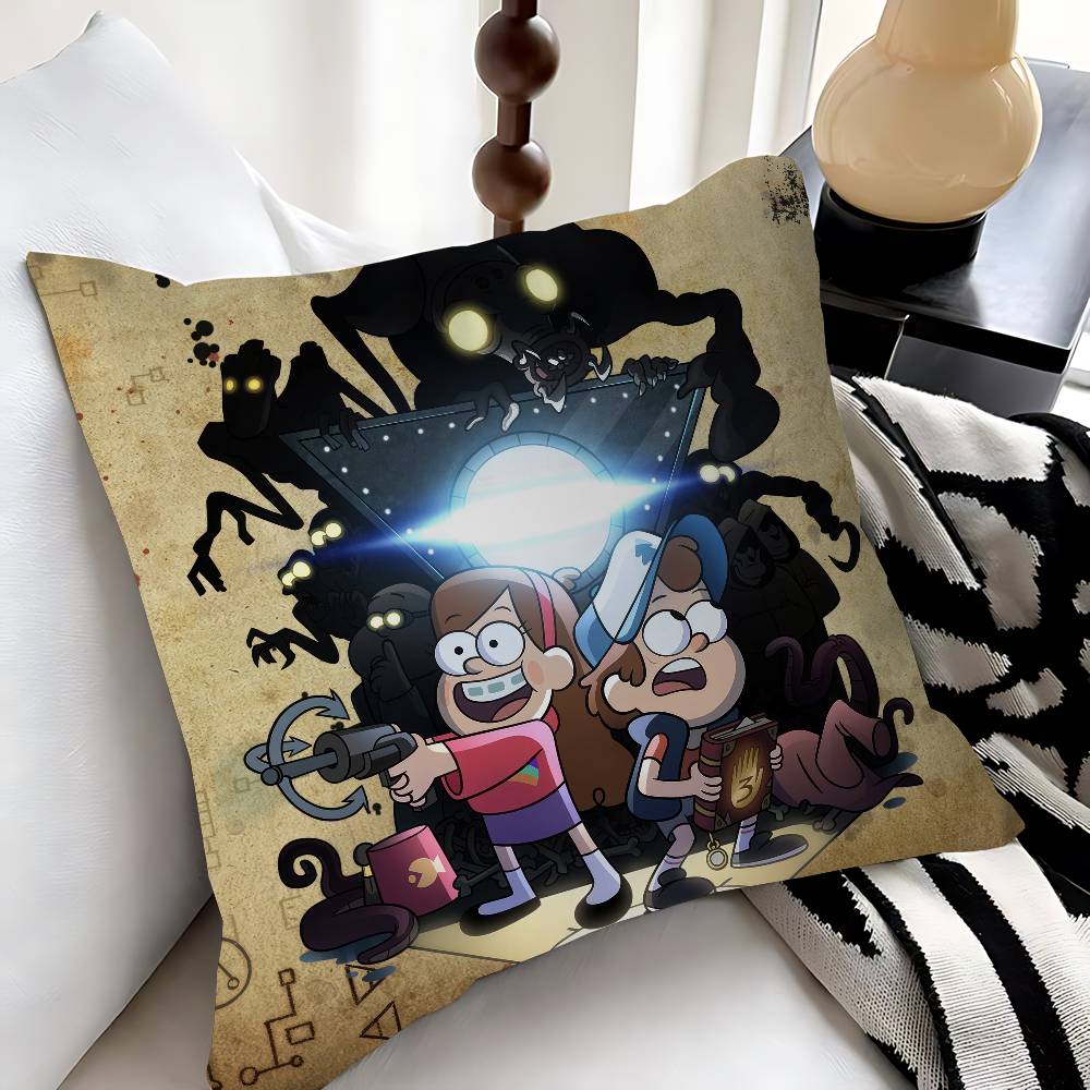 G-Gravity F-Falls Cartoon Animation Pillow Anime Pillow Sofa Bed Head Pillow Cover Cushion Cover 45x45 Cm Fashion