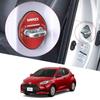 Car Door Striker Yaris Custom Exterior Door Lock Premium Stainless Original and Improved Set of 4 Tire Valve [Yaris Exclusive] Covers, Accessories,