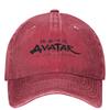 Gorra de Béisbol Merch Avatar El Último Maestro del Aire Vintage Desgastada Lavada Estilo Unisex Sombreros para Entrenamientos