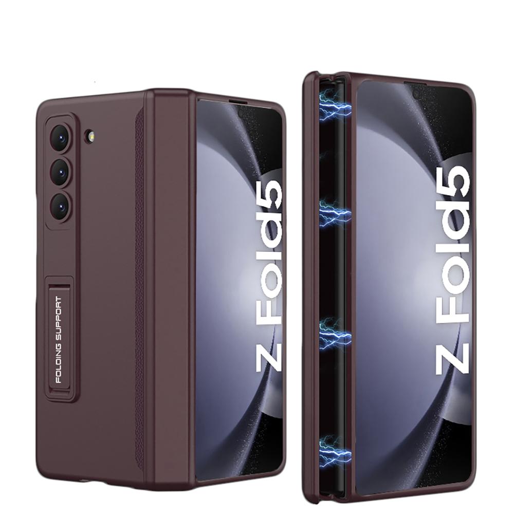 

Для Samsung Galaxy Z Fold 5 Чехол Ультратонкий матовый кронштейн Магнитный складной шарнир Ударопрочная защита Твердая крышка Аксессуары