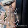 Crystal Phone Chain High-End Zircon Tassel Hanging Chain Creative New Double Chain Beaded Hanging Decoration Phone Chain Rope Wholesale