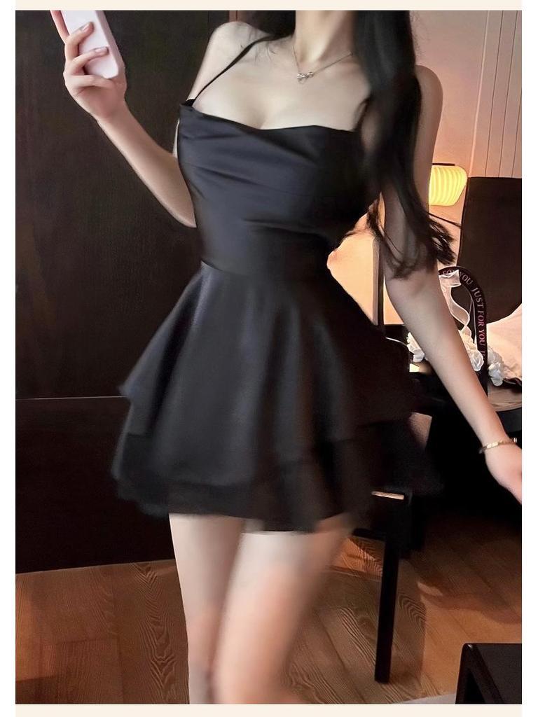 Seductive Lingerie Set: Hot Low-Cut Backless Nightdress with Open-Front Robe