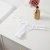Thin Strap Men Lace Hollow Thongs Underpants Male Briefs Breathable Men's Lace Panties  Summer