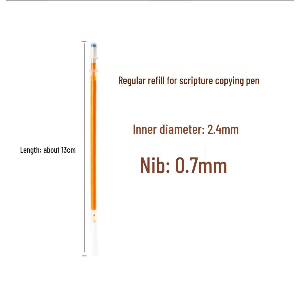Gold Tracing Pen with Sandalwood Scent and Sutra Copying Refill 1.0mm
