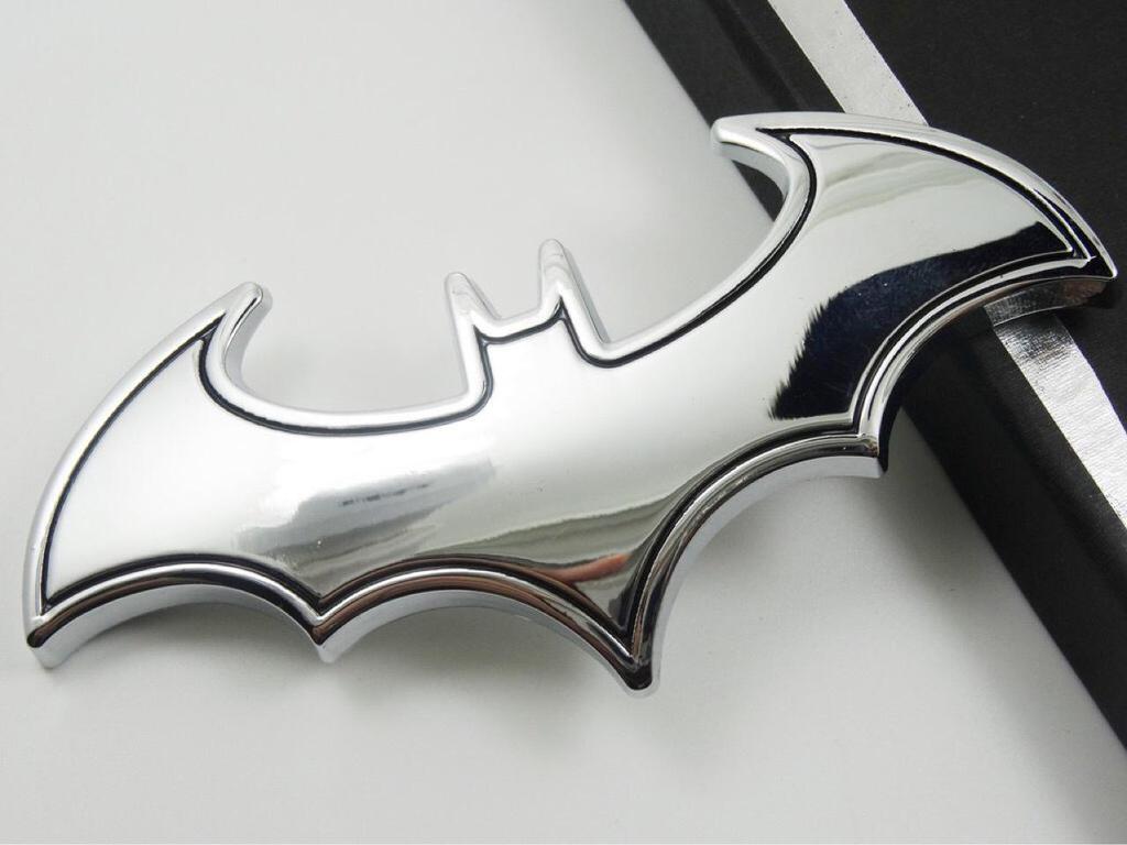 Decorative Car Bat Pattern Metal Scratch Cover Sticker