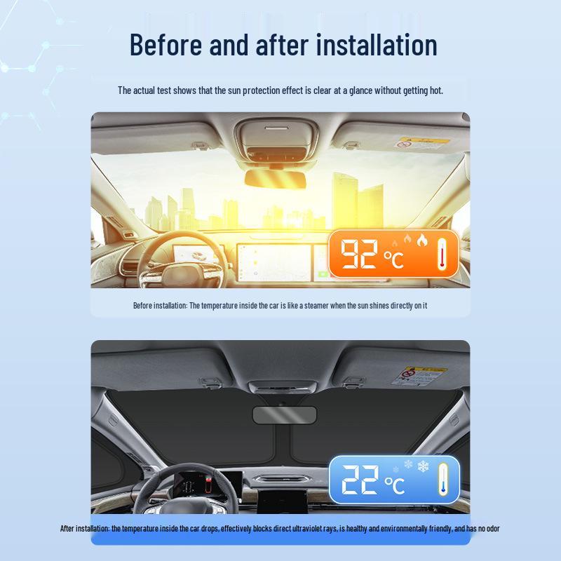 Compatible with Xiaopeng P7: Car Window Sunshade for Heat Insulation, Sun Protection, and Privacy.
