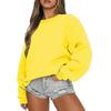 Women's Casual Fashion Round Neck Long Sleeve Sweatshirt