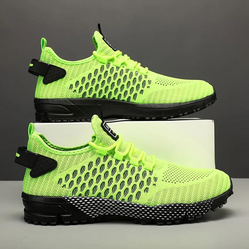 Breathable Mesh Casual Shoes Fashion Sneakers Comfortable Outdoors Running Shoes for Men Lightweight Sneakers for Men