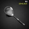 201 Stainless Steel Kitchenware Cooking Strainer With Wood Handle Pepper Seasoning Colander Sieve Utensils Filter Scoop Spoons